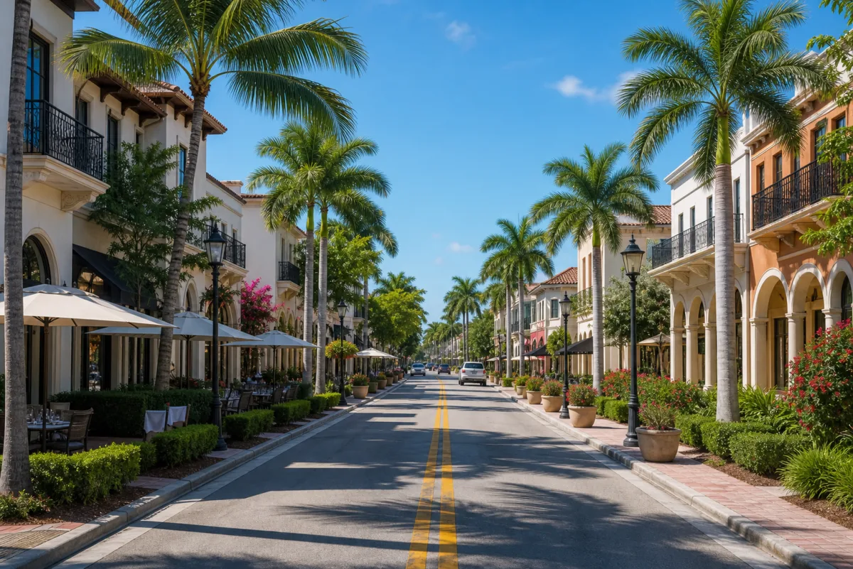 Fifth Avenue South near Old Naples FL