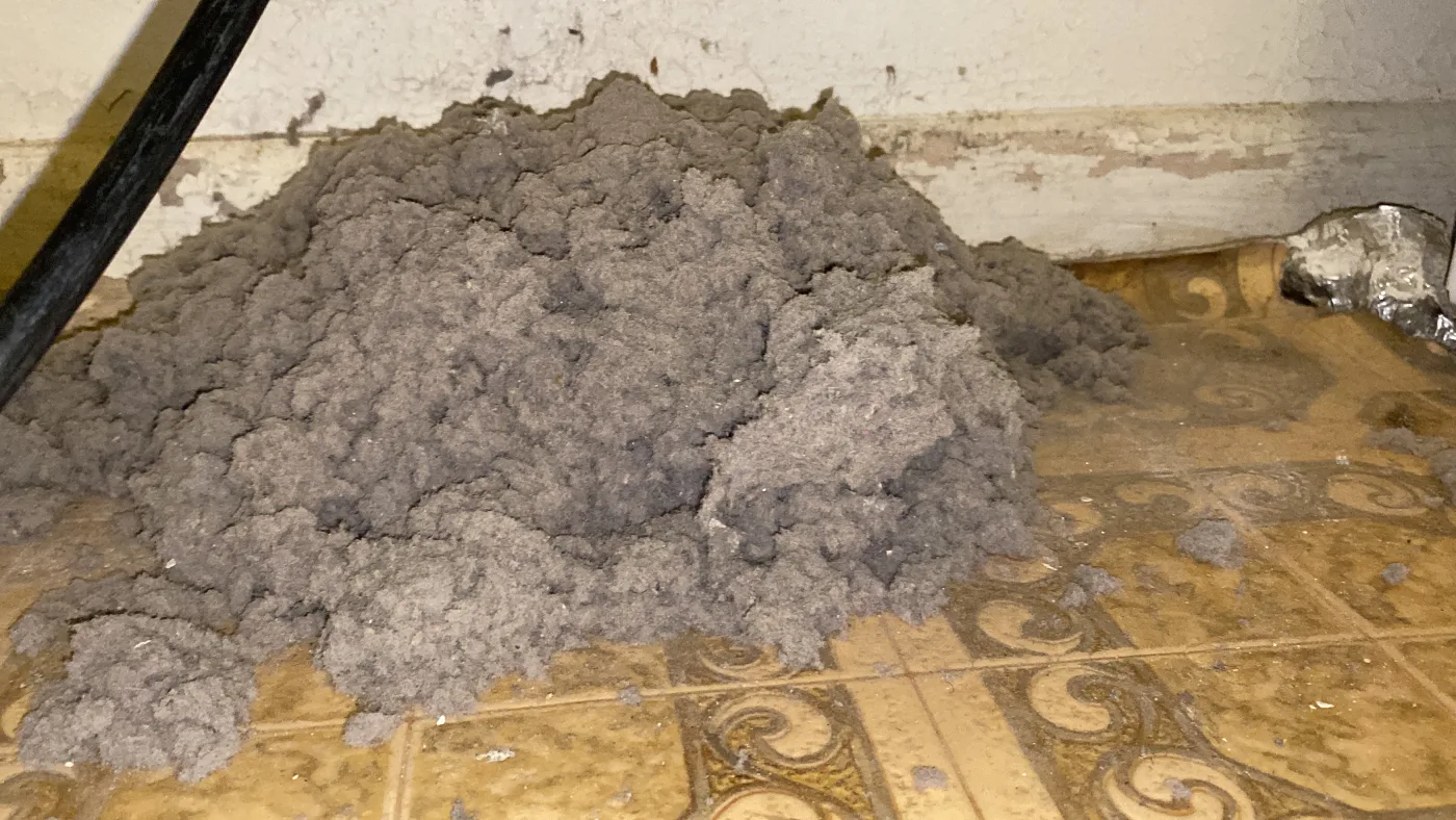 Dryer vent cleaning equipment used to improve exhaust airflow.